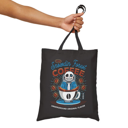 Snowdin Forest Coffee Emblem Tote Bag