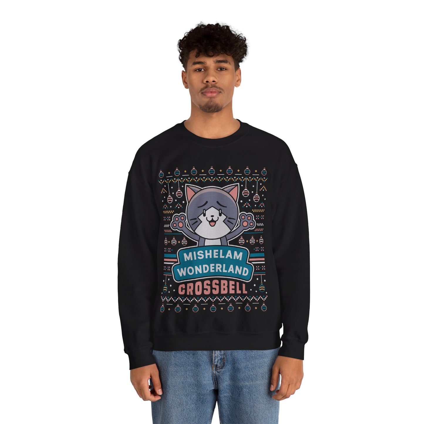 Mishelam Wonderland Ugly Sweater Crewneck Sweatshirt