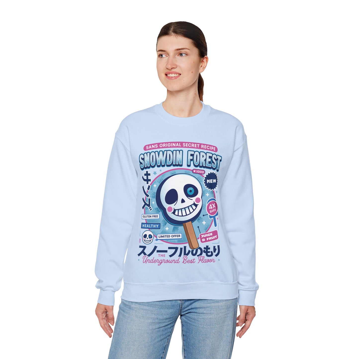Snowdin Forest Ice Cream Crewneck Sweatshirt
