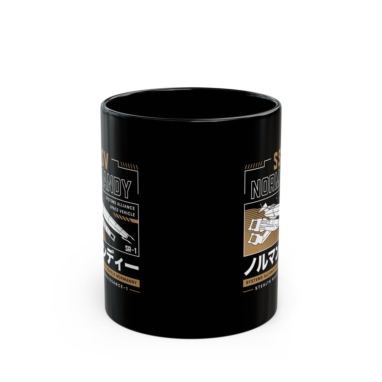 Ssv Normandy Aesthetic Black Mug