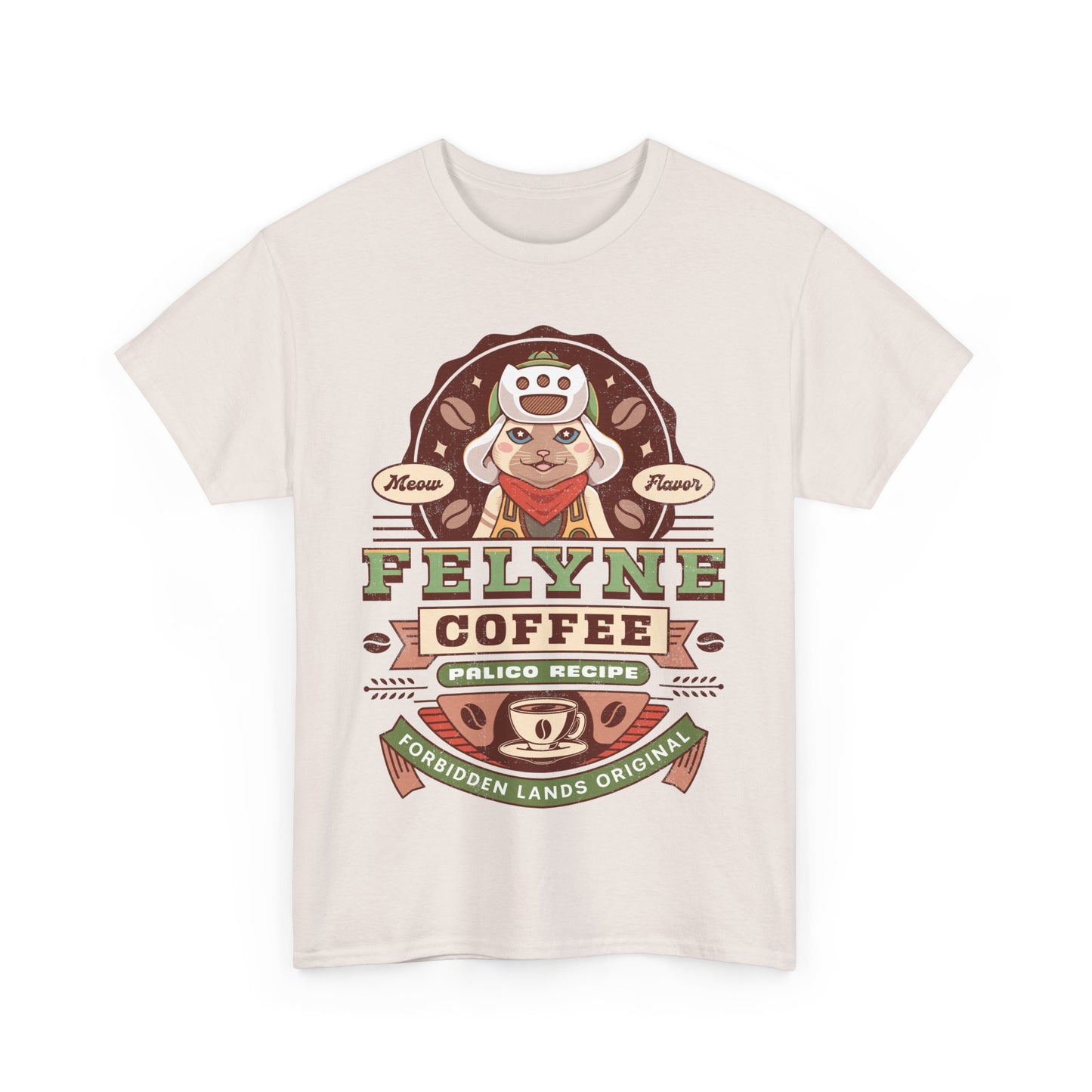 Felyne Palico Coffee Vintage Unisex T-Shirt