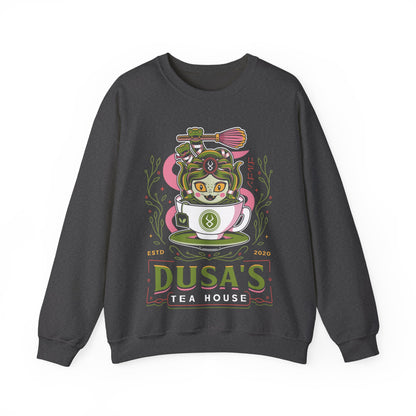 Dusa Green Tea Emblem Crewneck Sweatshirt