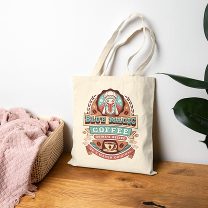 Quina Quen Coffee Vintage Canvas Tote Bag