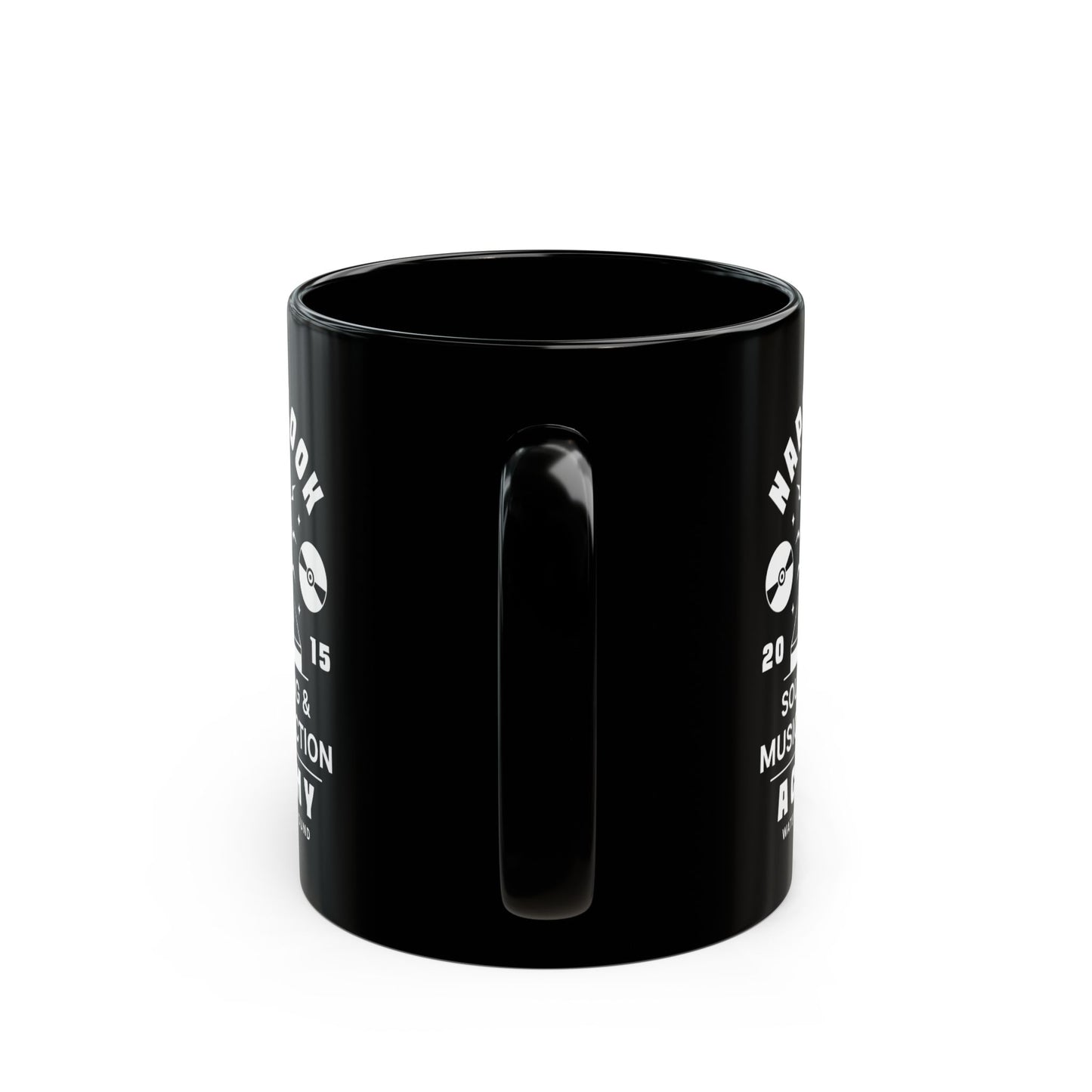 Napstablook Sound Mixing Emblem Black Mug