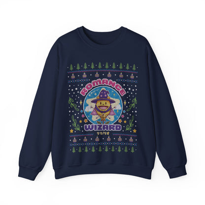 Romance Wizard Ugly Sweater Unisex Crewneck Sweatshirt