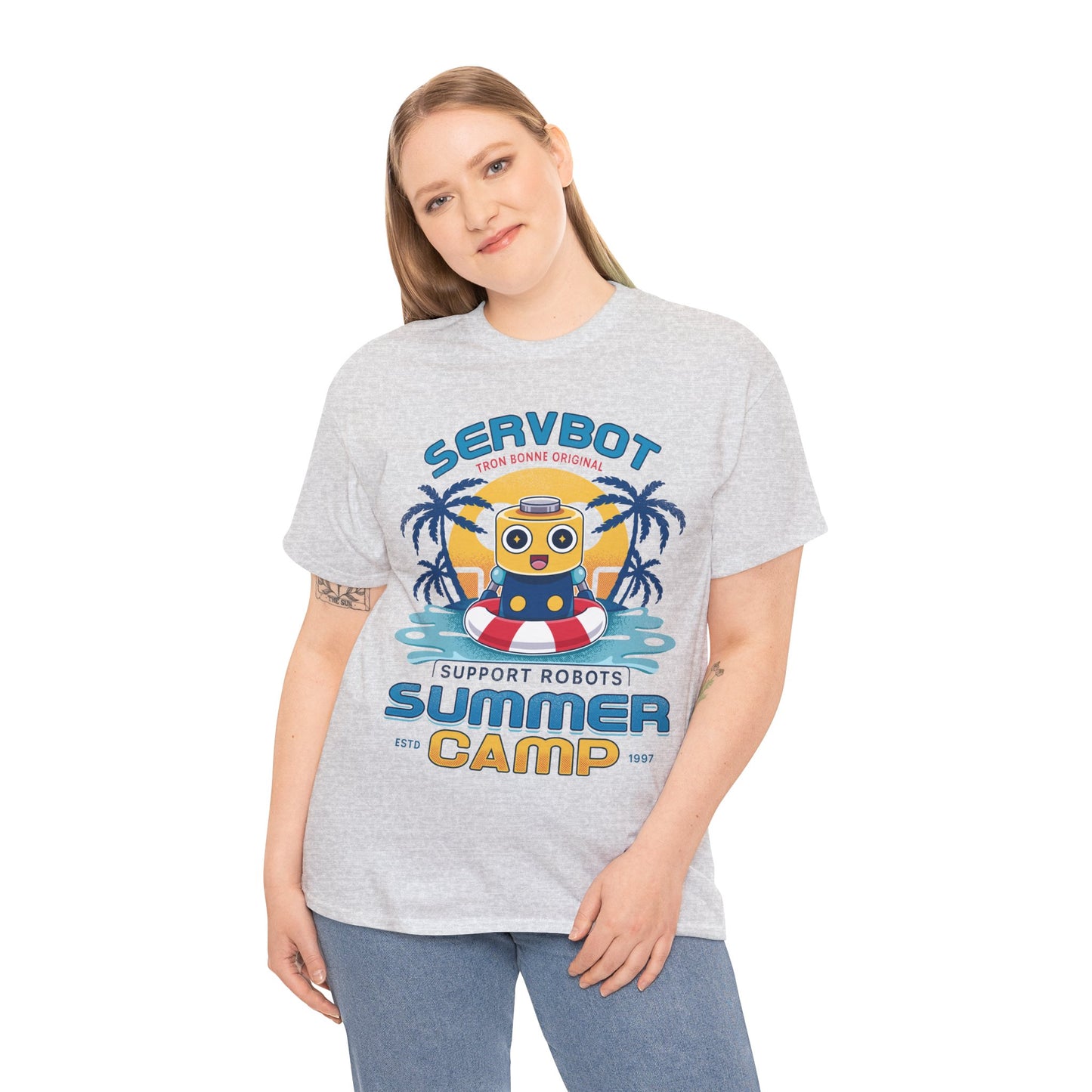 Servbot Summer Camp Vintage Unisex T-Shirt