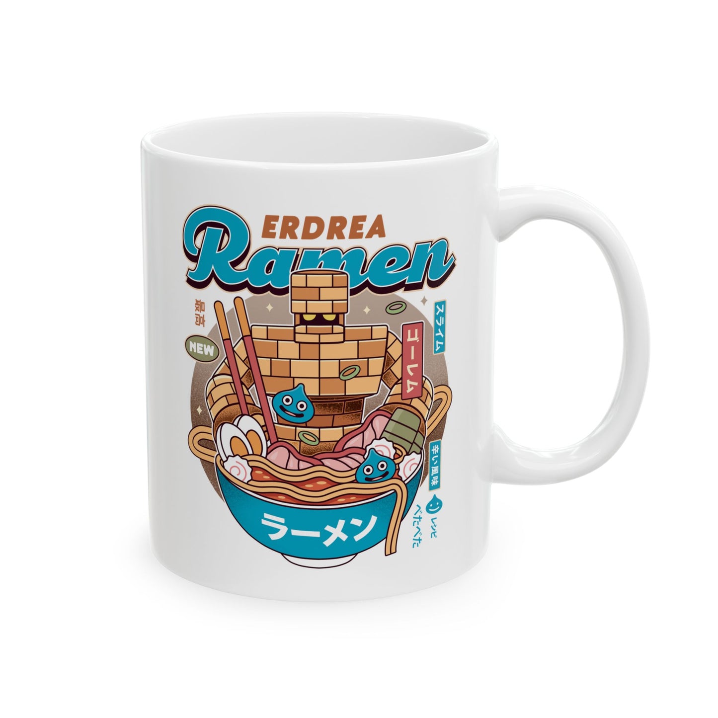 Erdrea Monsters Ramen Vintage Ceramic Mug