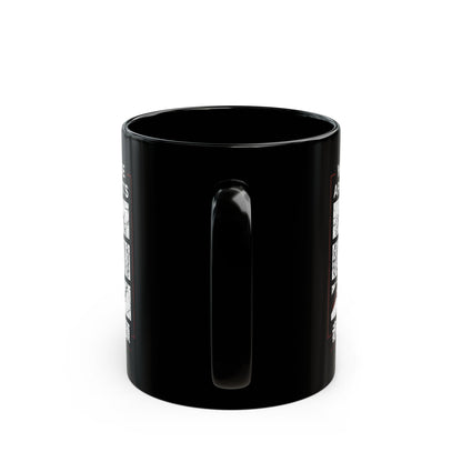 Wood Side Apartments Monster Black Mug