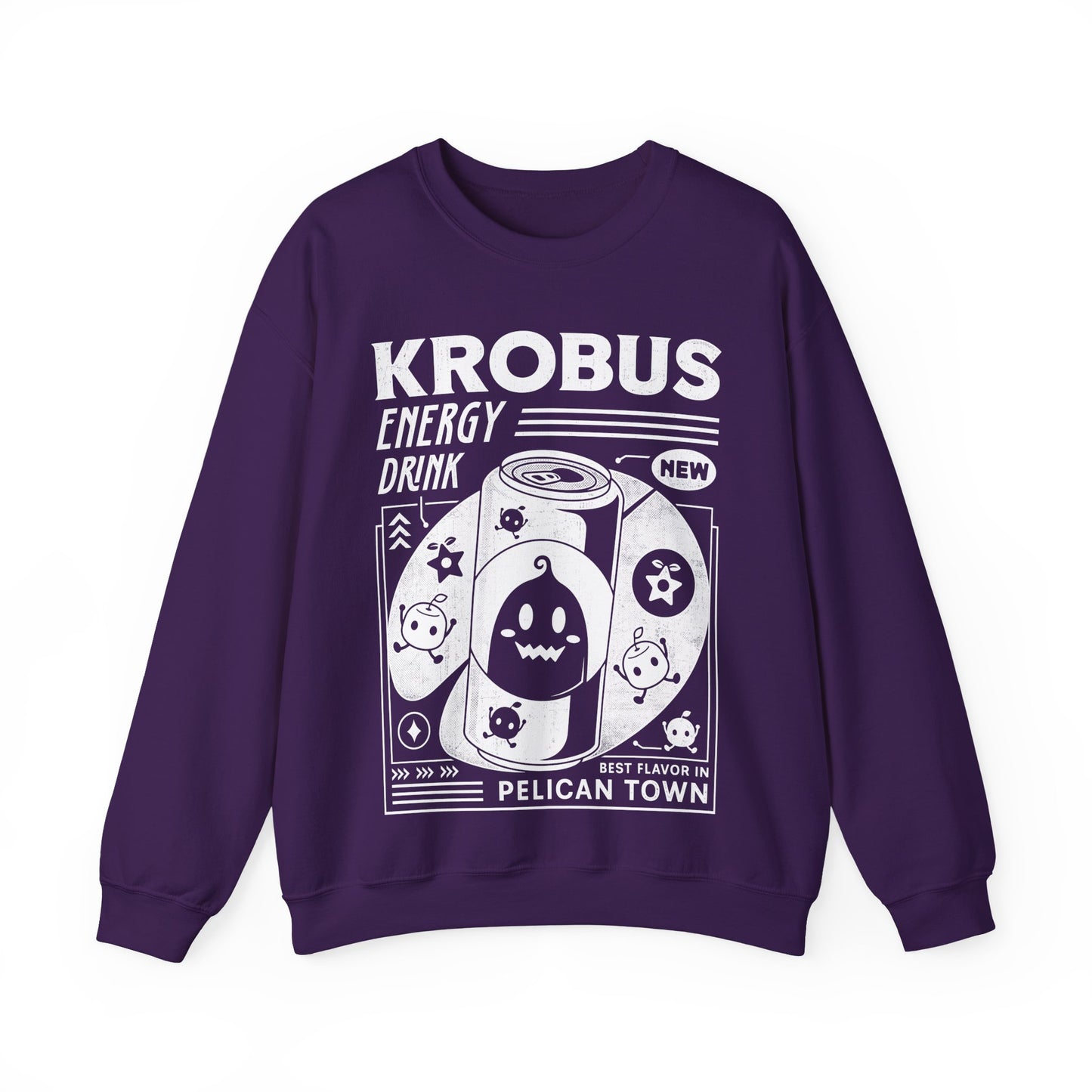Krobus Energy Drink Grunge Unisex Crewneck Sweatshirt