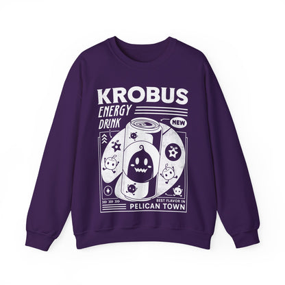Krobus Energy Drink Grunge Unisex Crewneck Sweatshirt