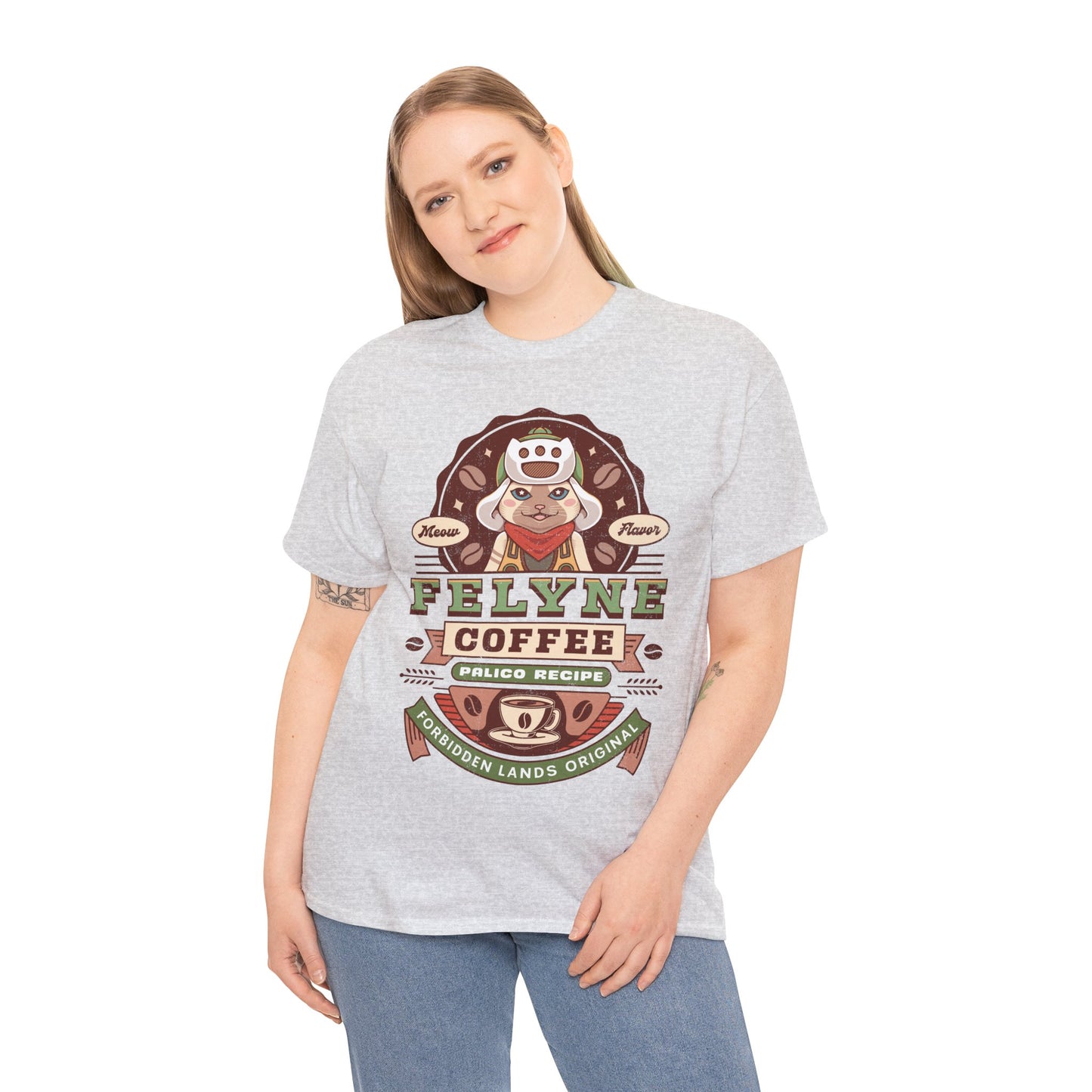Felyne Palico Coffee Vintage Unisex T-Shirt