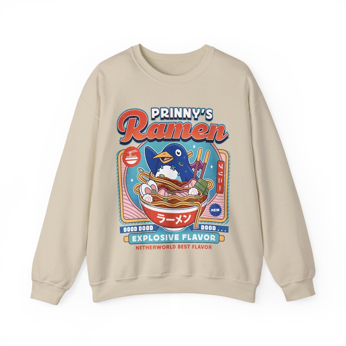 Prinny Dood Ramen Vintage Unisex Crewneck Sweatshirt