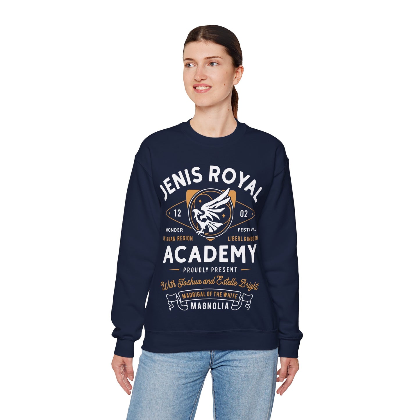 Jenis Royal Academy Emblem Unisex Crewneck Sweatshirt
