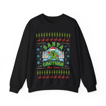 Santa Cactuar Christmas Unisex Crewneck Sweatshirt