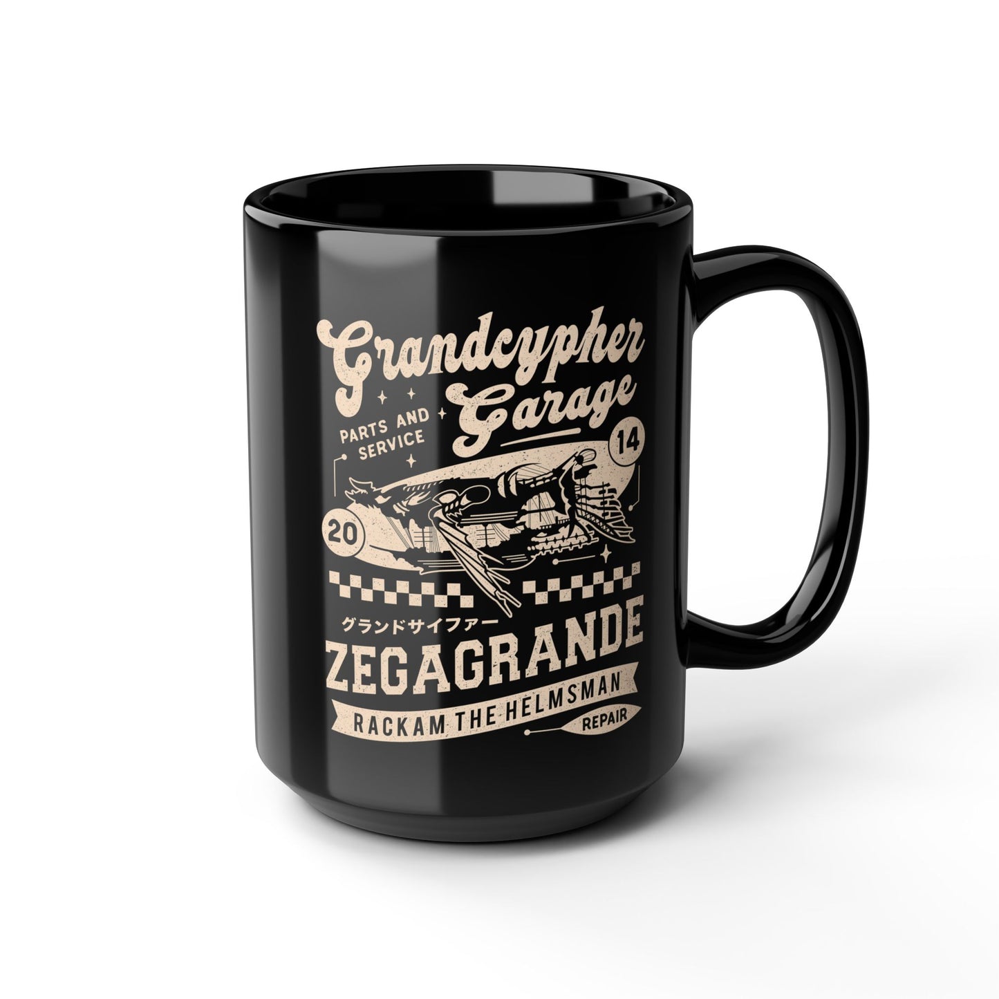 Zegagrande Garage Black Mug