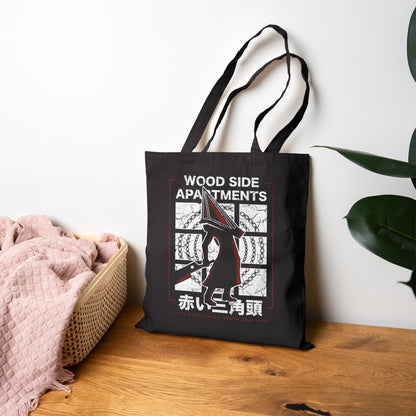 Wood Side Apartments Monster Tote Bag