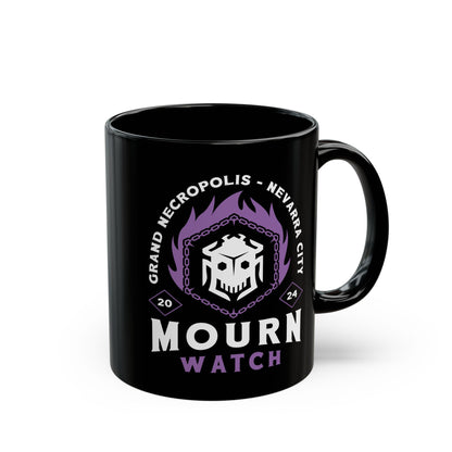 Mourn Watch Emblem Black Mug