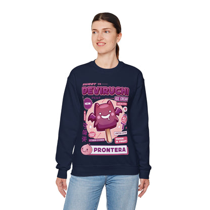 Deviruchi Ice Cream Unisex Crewneck Sweatshirt