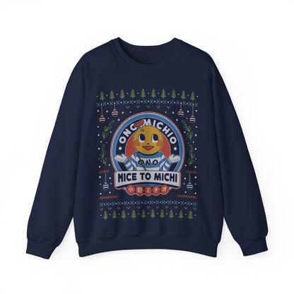 Ono Michio Ugly Sweater Unisex Crewneck Sweatshirt
