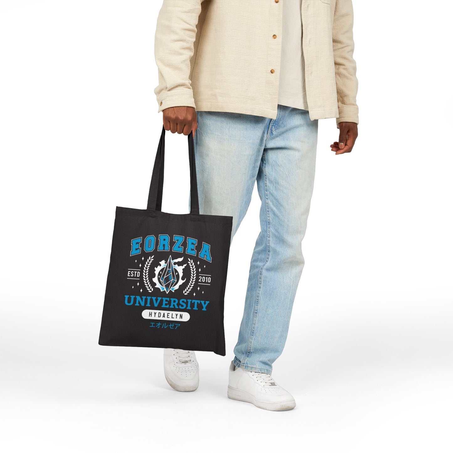 Eorzea University Cotton Canvas Tote Bag