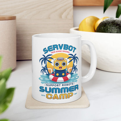 Servbot Summer Camp Vintage Ceramic Mug