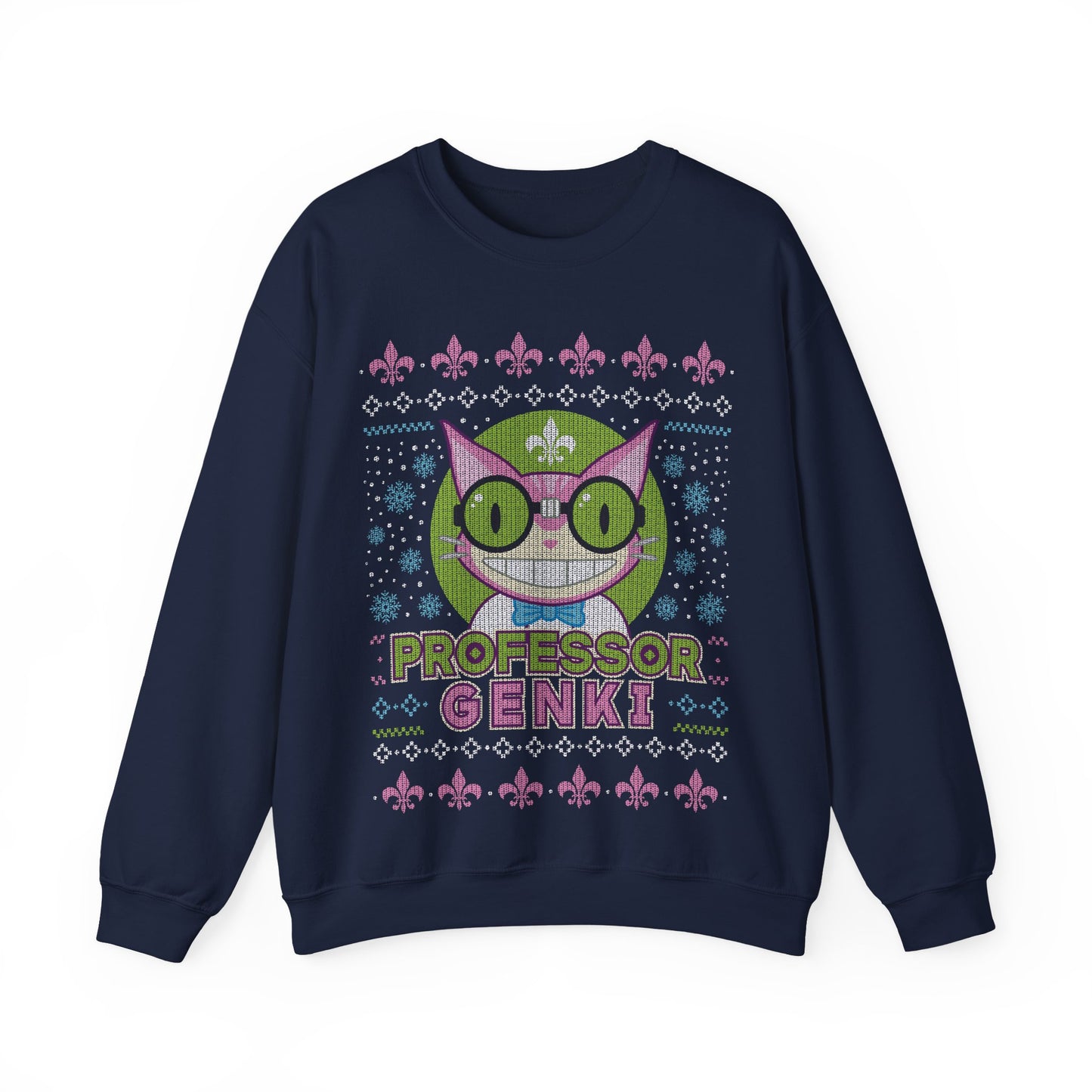 Steelport Cat Ugly Sweater Unisex Crewneck Sweatshirt