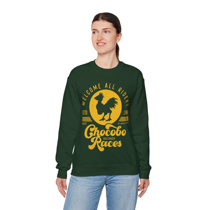 Chocobo Races Crest Unisex Crewneck Sweatshirt
