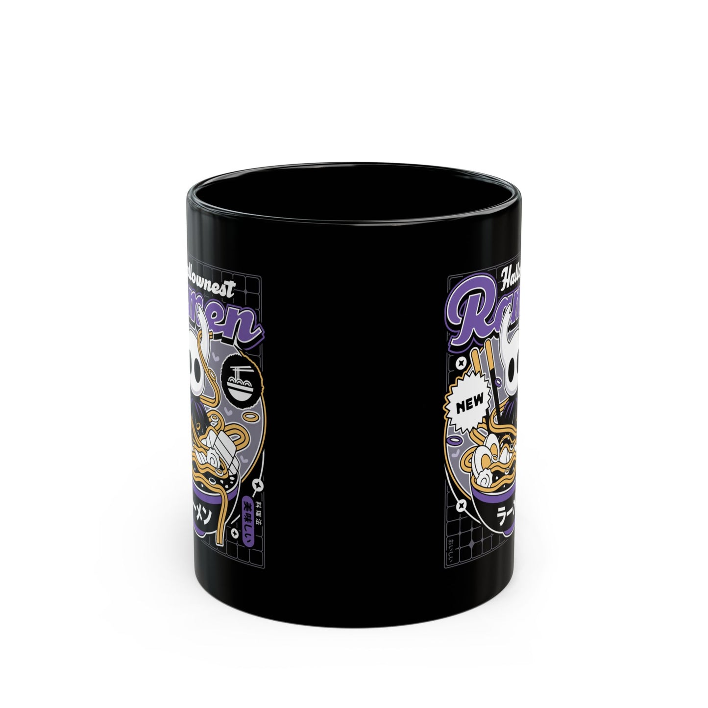 Hallownest Ramen Aesthetic Black Mug