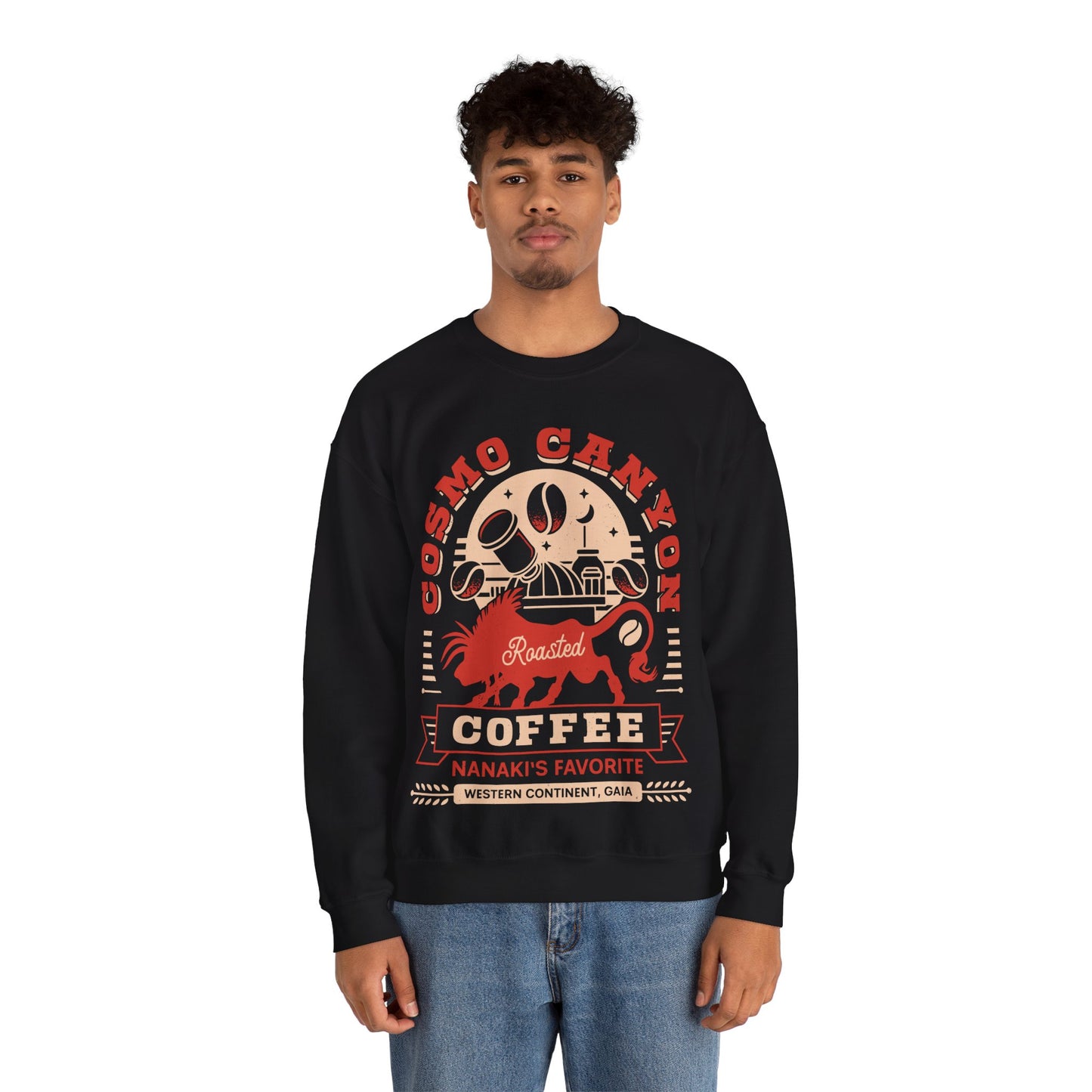 Cosmo Canyon Coffee Grunge Unisex Crewneck Sweatshirt