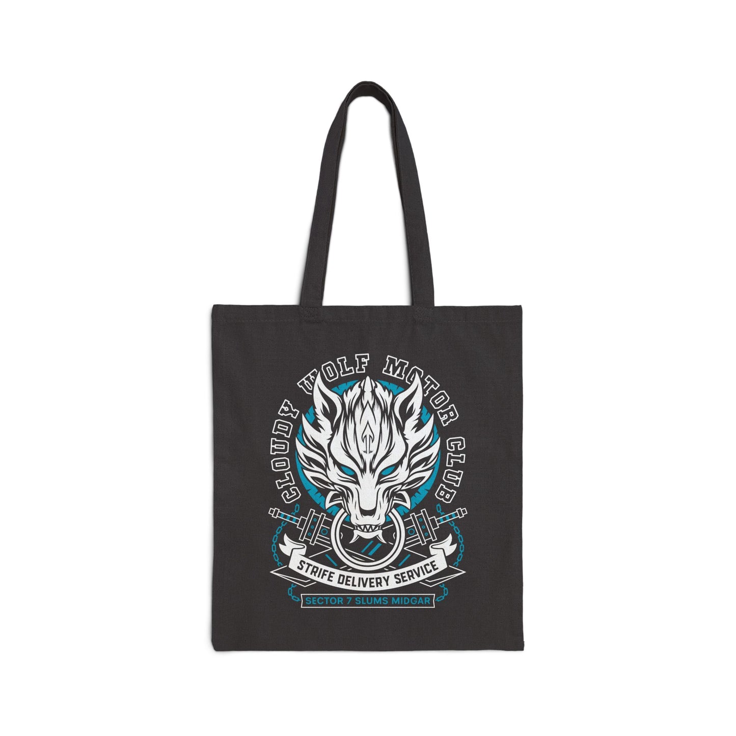 Cloudy Wolf Midgar Motor Tote Bag