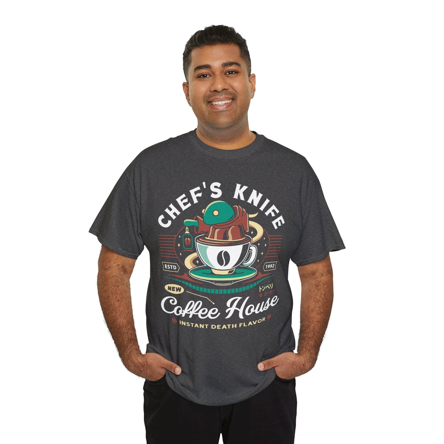 Chefs Knife Coffee Crest Unisex T-Shirt