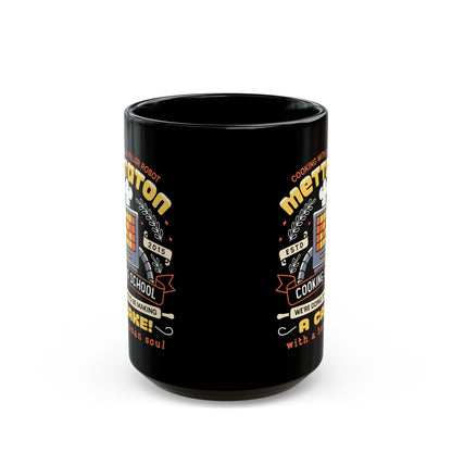 Mettaton Cooking School Crest Black Mug