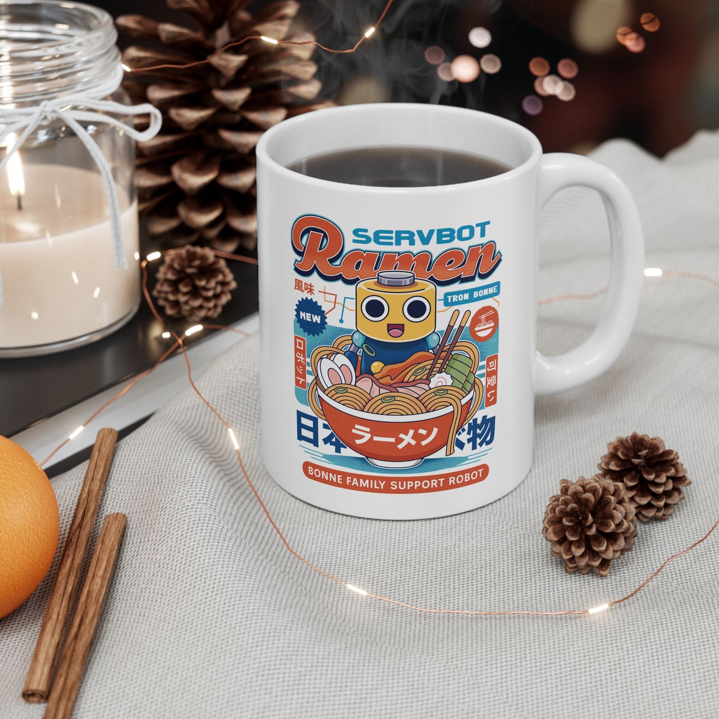 Servbot Ramen Vintage Ceramic Mug