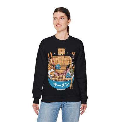 Erdrea Monsters Ramen Grunge Crewneck Sweatshirt