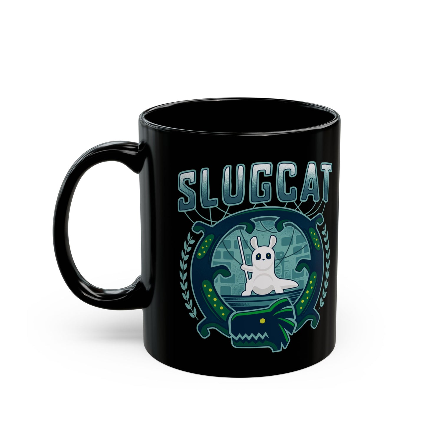 Slugcat Emblem Black Mug