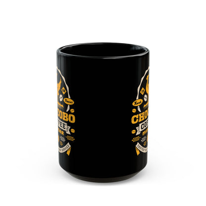 Chocobo Coffee Grunge Black Mug