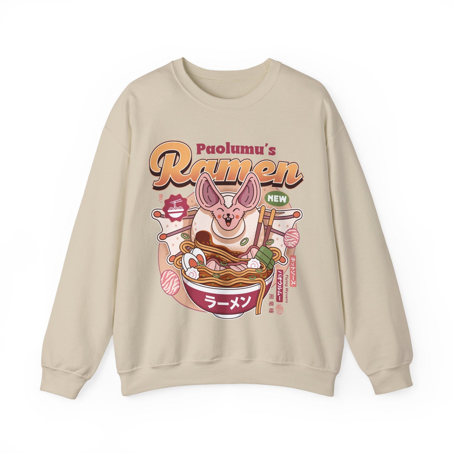 Paolumu Ramen Vintage Crewneck Sweatshirt