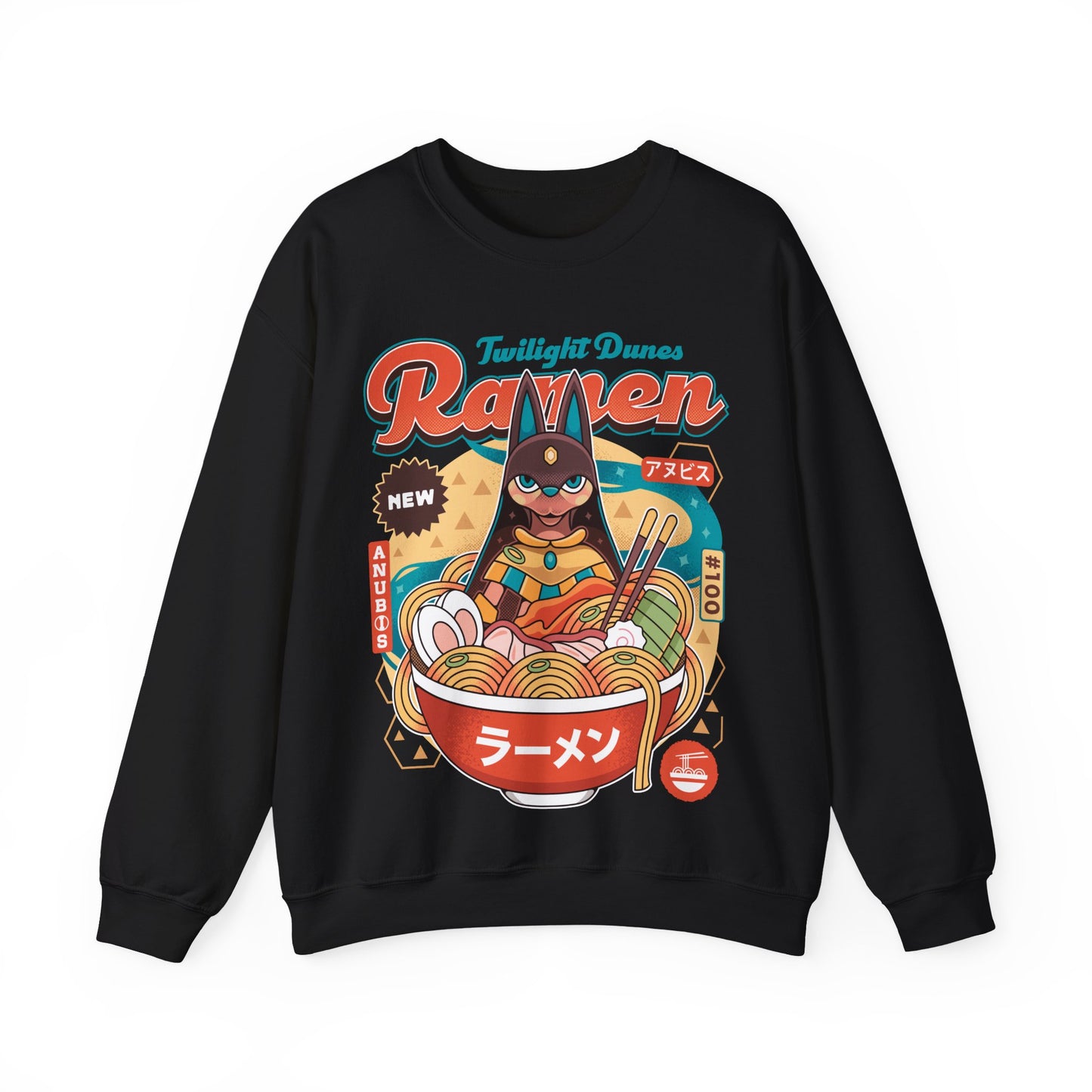 Twilight Dunes Ramen Vintage Crewneck Sweatshirt