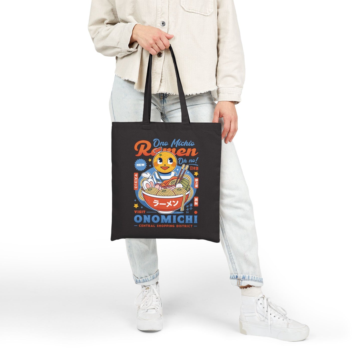 Ono Michio Ramen Cotton Canvas Tote Bag