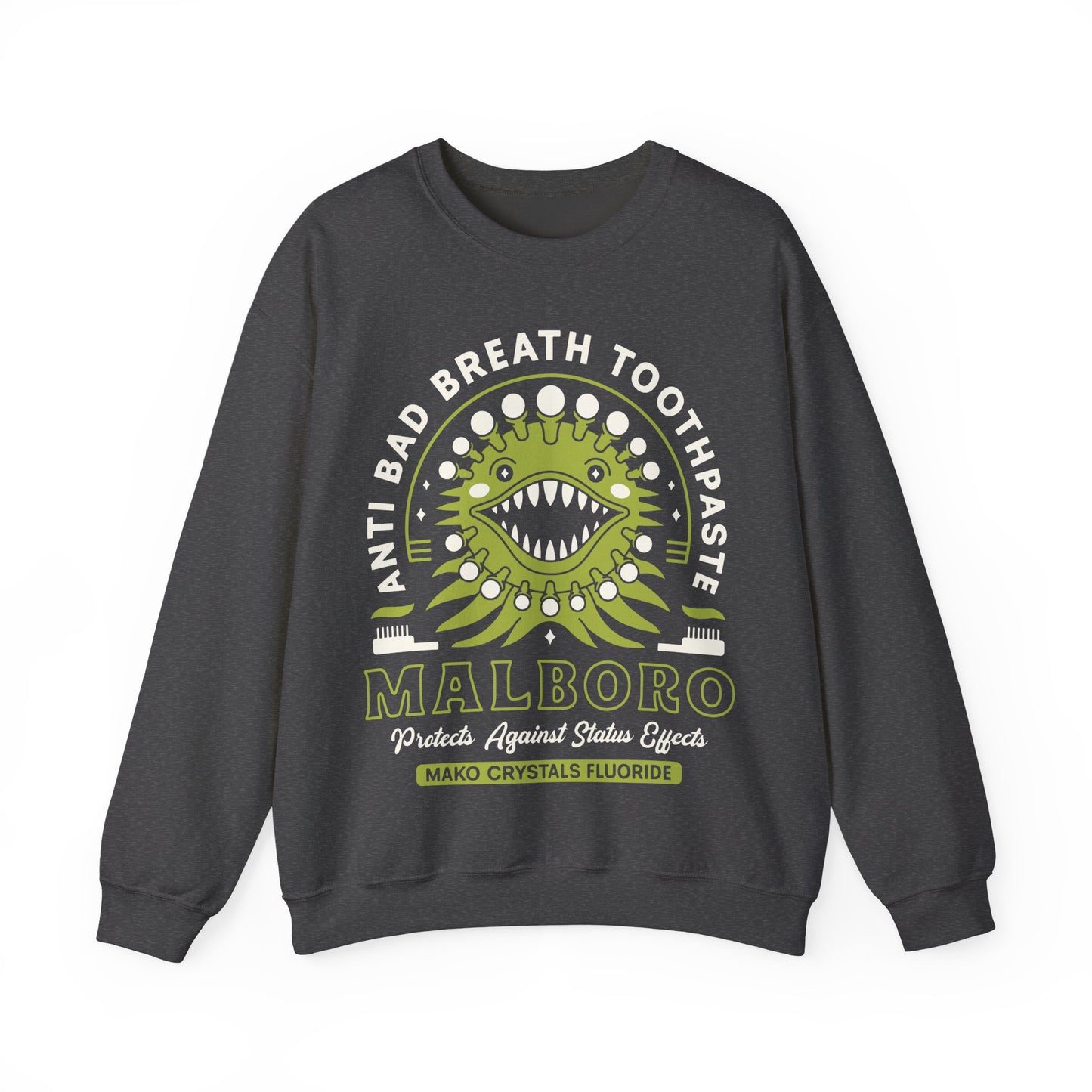 Malboro Toothpaste Emblem Unisex Crewneck Sweatshirt