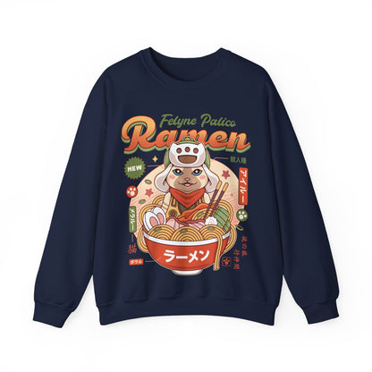 Felyne Palico Ramen Unisex Crewneck Sweatshirt