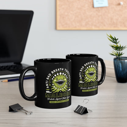 Malboro Toothpaste Emblem Black Mug