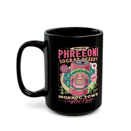Phreeoni Energy Drink Black Mug