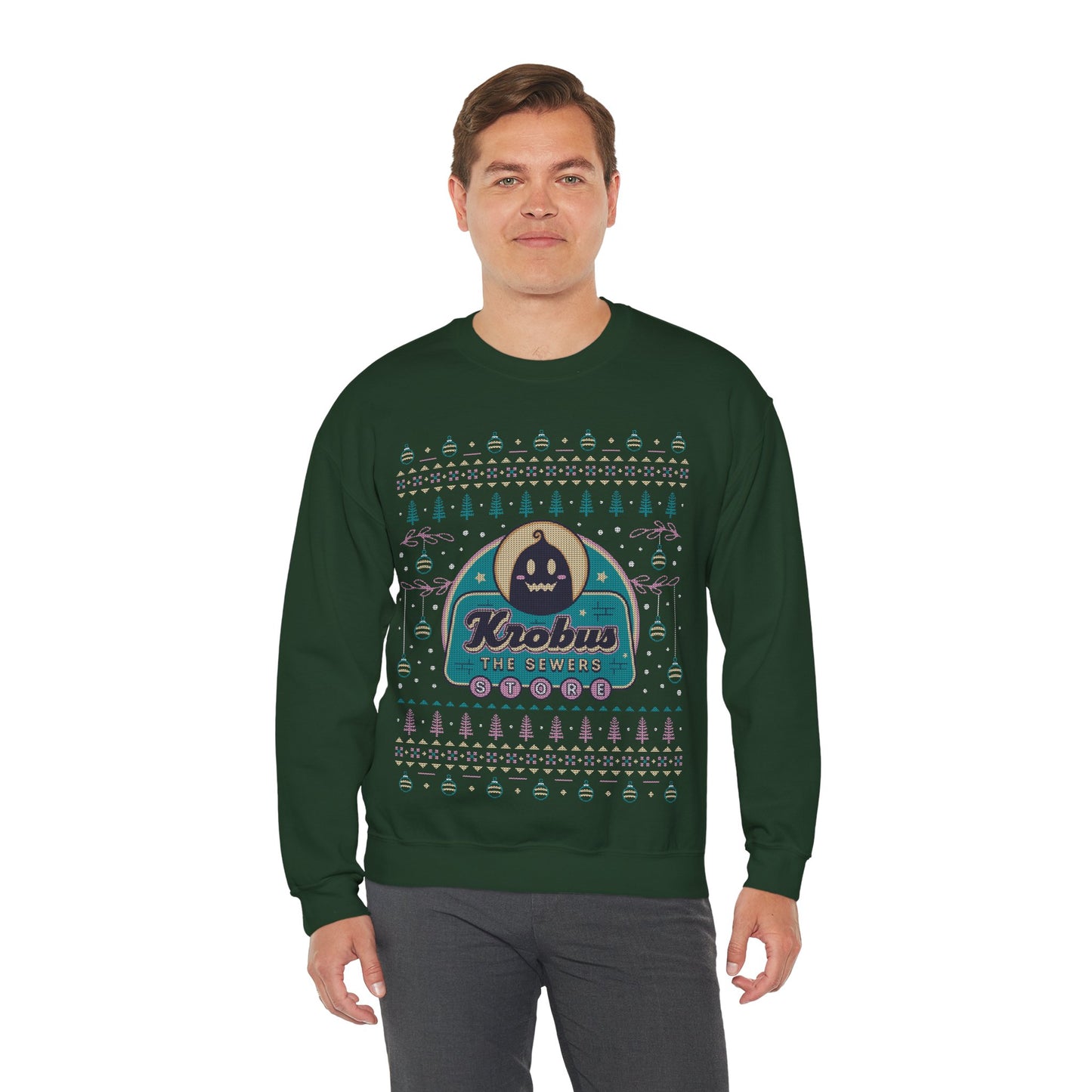 Krobus The Merchant Ugly Sweater Unisex Crewneck Sweatshirt