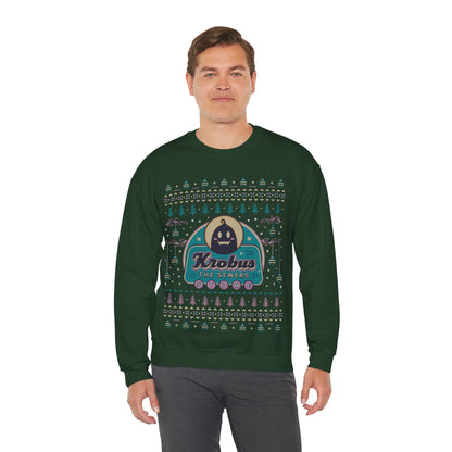 Krobus The Merchant Ugly Sweater Unisex Crewneck Sweatshirt