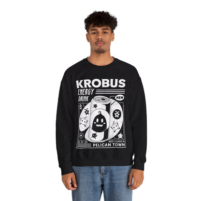 Krobus Energy Drink Grunge Unisex Crewneck Sweatshirt
