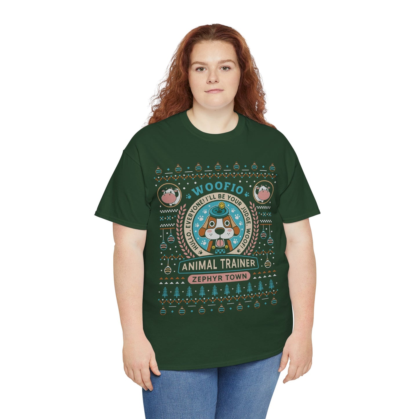 Woofio Zephyr Town Ugly Sweater Unisex T-Shirt