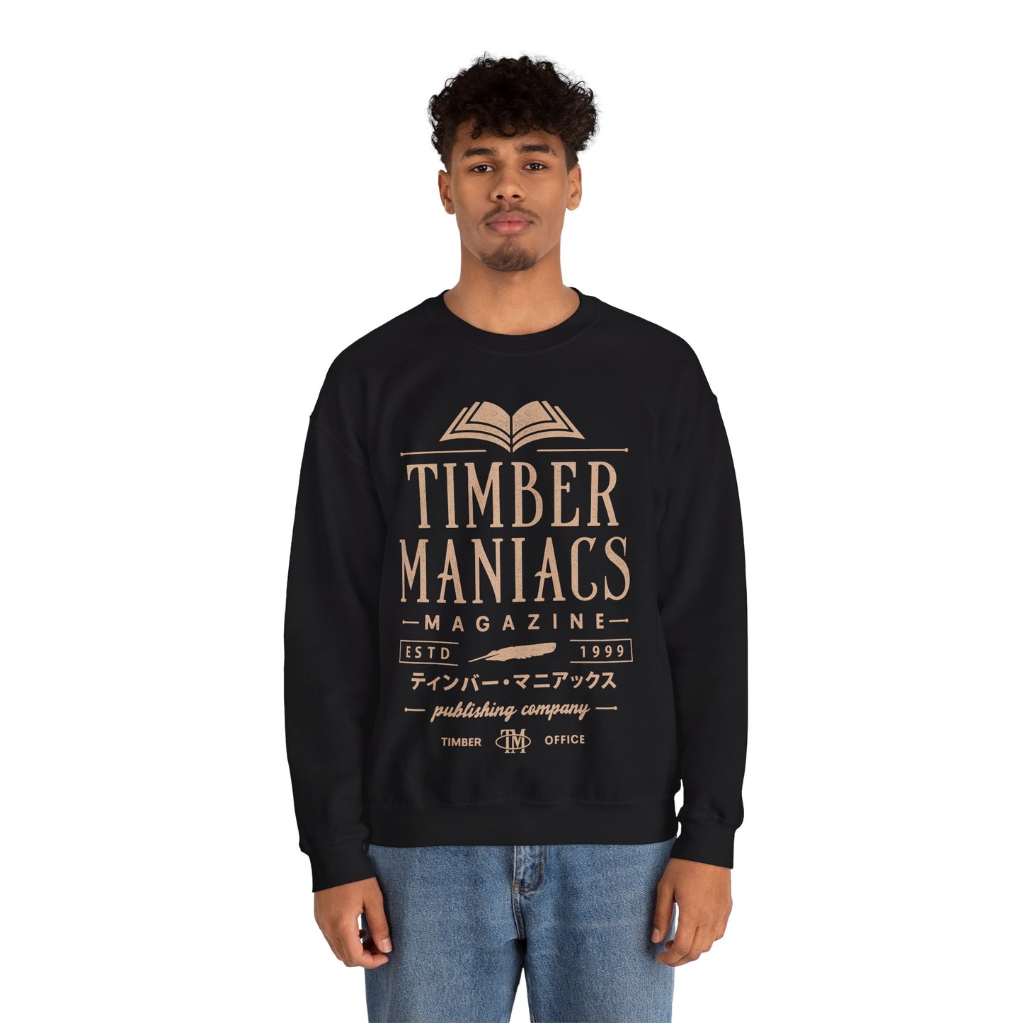 Timber Maniacs Vintage Unisex Crewneck Sweatshirt