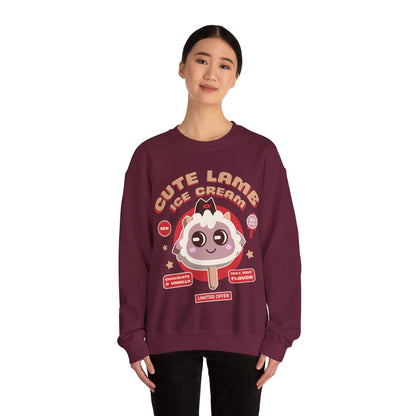 Lamb Ice Cream Unisex Crewneck Sweatshirt