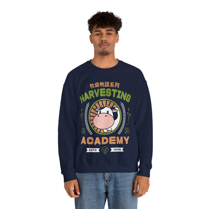 Kawaii Harvesting Academy Unisex Crewneck Sweatshirt